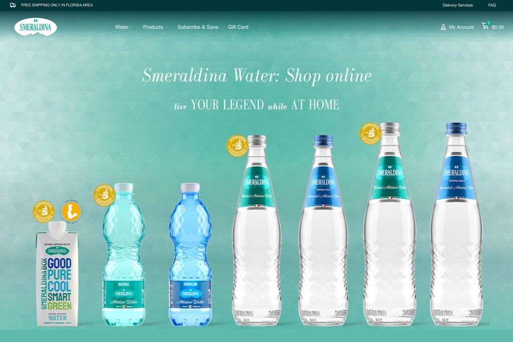 Sito Web Acqua Smeraldina