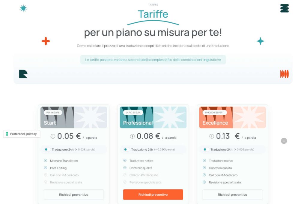 EuroTrad sito web