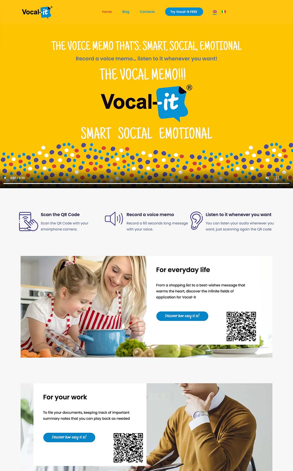 Sito Vocal-it dopo il restyling