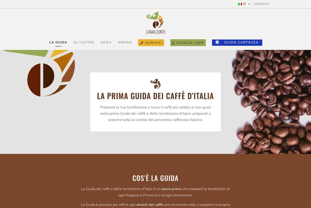 sito guida dei caffe camaleonte