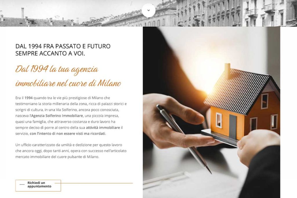 Sito Web Solferino immobiliare